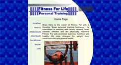 Desktop Screenshot of fitnessforlifehouston.com