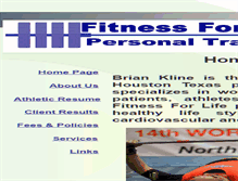 Tablet Screenshot of fitnessforlifehouston.com
